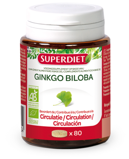 Ginkgo Biloba Bio 80 comprimidos