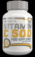 Vitamina C 500 Mg 120 Tabletas Masticables