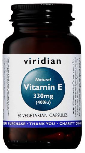 Vitamina E natural 330 mg (400 UI) 30 Cápsulas Vegetales