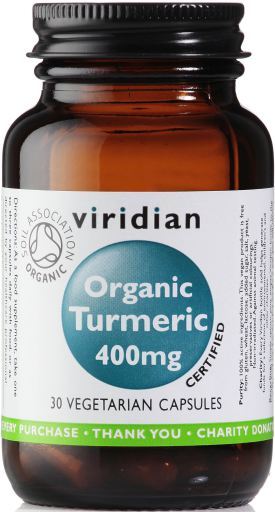 Cúrcuma Orgánica 400 mg 30 Cápsulas Vegetales