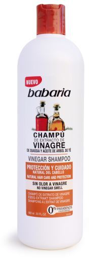 Champú de Extracto de Vinagre y Aceite de Árbol de Té 600 ml
