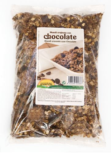 Muesli Crujiente con Chocolate, 750 Gr