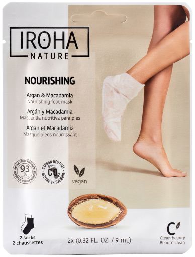 Mascarilla para Pies Calcetines Nutritivos con Argán