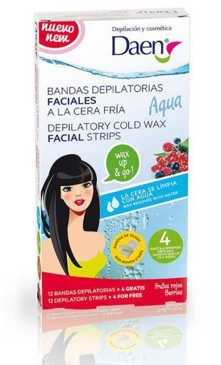 Bandas Faciales Aqua Wax Up 12U