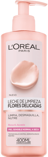 Leche Limpiadora Flores Delicadas Piel Sensible 400 ml