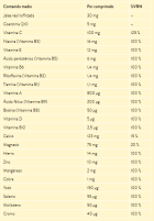 Vitaminas Comprimidos 30 Unidades