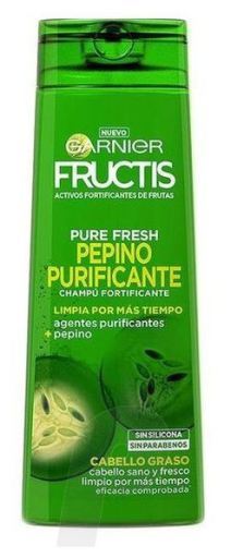 Champú Fructis Pure Fresh Pepino Purificante 360 ml