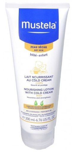 Bébé Nourishing Lotion With Cold Cream Piel Sensible 200 ml