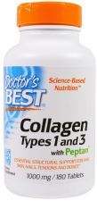 Colágeno Tipos 1 y 3 con Peptan 1000 Mg 180 comprimidos