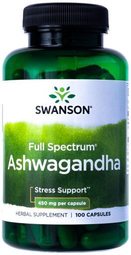 Ashwagandha 450 mg 100 Cápsulas