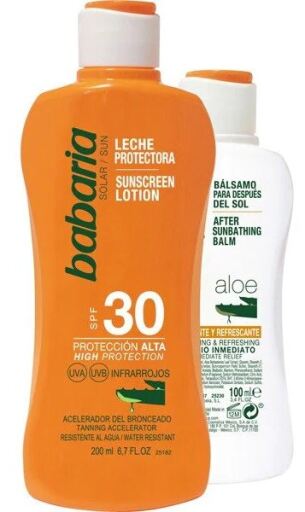 Leche Protector Solar SPF 30 + Bálsamo After Sun