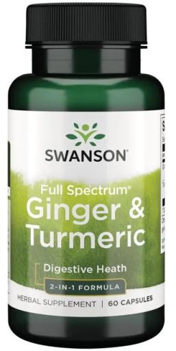 Full Spectrum Ginger & Turmeric 60 Capsulas