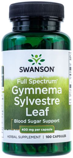 Gymnema Sylvestre Leaf 400 mg 100 Cápsulas