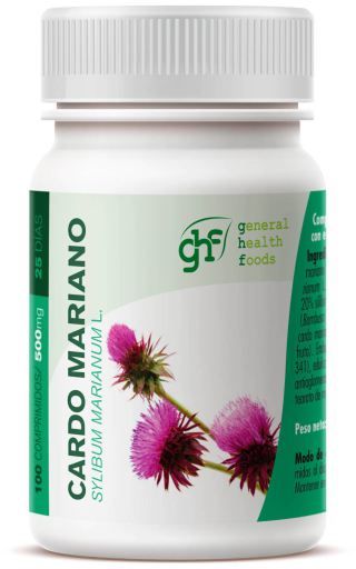 Cardo mariano 500 mg 100 Comprimidos