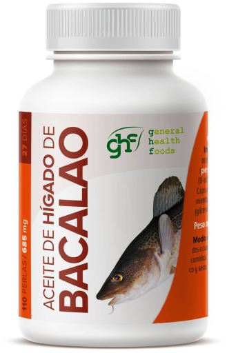 Hígado Bacalao 110 Perlas 685 mg