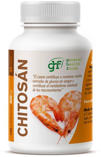 Chitosan 600 mg 100 Cápsulas