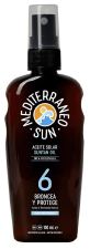 Aceite Solar Broncea y protege spf6 100 ml