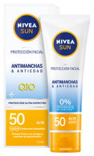 Sun Protección Facial UV Antimanchas & Antiedad Q10 SPF 50+ 50 ml