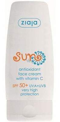 SUN crema facial antioxidantes SPF50+ con vitamina C 50 ml