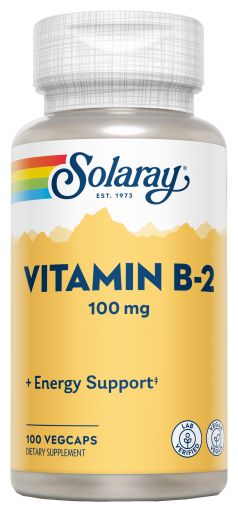 Vitamina B2 100 mg 100 Cápsulas Vegetales