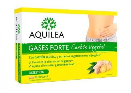 Gases Forte Carbon Vegetal 60 Capsulas