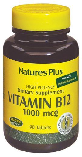 Vitamina B12 1000 mcg 90 Comprimidos