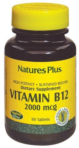 Vitamina B12 2000 mcg 60 Comprimidos