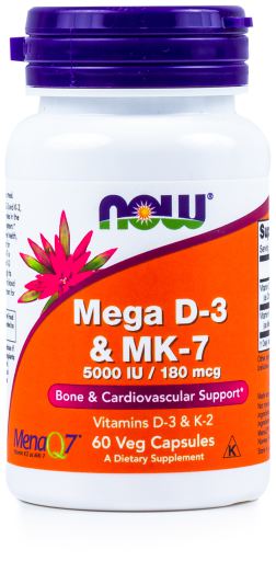 Mega D-3 & MK-7 60 Cápsulas