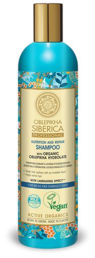 Oblepikha Champú con Hidrolato para Cabello Débil y Dañado 400 ml