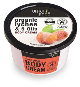 Crema Corporal de Lichi y Aceites Orgánicos 250 ml