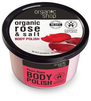 Organic Shop Exfoliante Corporal Espumante de Perla de Rosas 250 ml