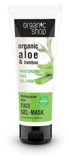 Mascarilla Facial Nutritiva en Gel de Aloe y Bambú