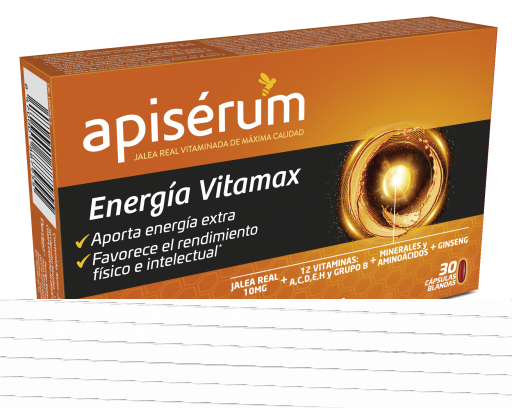 Apiserum Energia Vitamax 30 Cápsulas