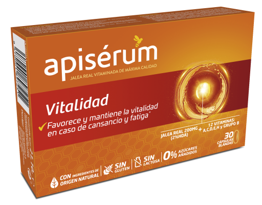 Apiserum Vitalidad 30 Cápsulas