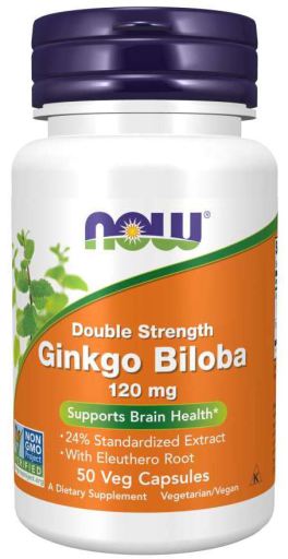 Ginkgo Biloba Double Strength 120 mg Veggie Capsulas