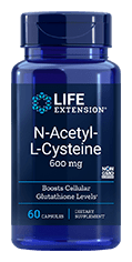 N-Acetil-L-Cisteina 600 mg 60 Cápsulas