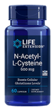 N-Acetil-L-Cisteina 600 mg 60 Cápsulas