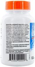 R-Ácido Lipoico con BioEnhanced Na-RALA 100 mg 180 VCápsulas