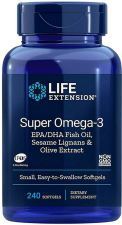 Omega 3 Epa Dha Fish Oil, Sesame Lignans, Olive Extract, Krill & Astaxanthin 240 Perlas