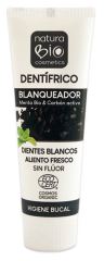 Dentífrico Blanqueador Menta bio & Carbón activo sin fluor 75 ml