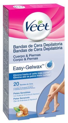 Bandas de Cera Depilatoria 20 Uds