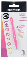 Tweezer Magnética Punta Recta Fucsia