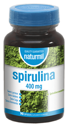 Spirulina 400 mg 90 Cápsulas