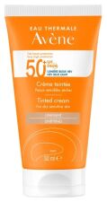 Crema Protección Solar con Color SPF50+ Piel Seca y Sensible 50 ml