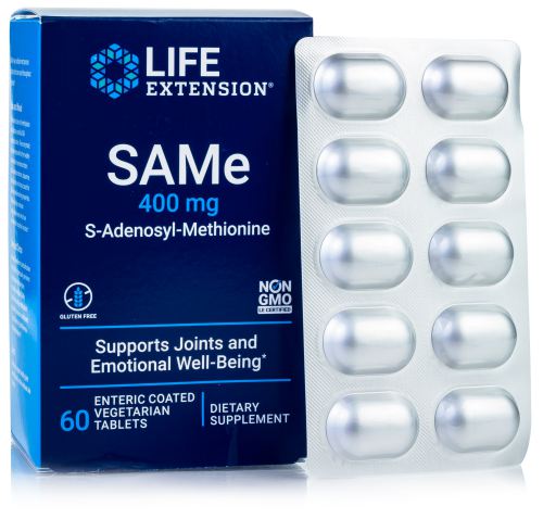 SAMe 400 mg 60 Tabletas con Cubierta Entérica