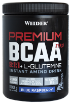 Premium Bcaa 8:1:1 + Lglutamina Blue Raspberry 500 gr