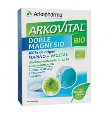 Arkovital Doble Magnesio Bio 30 Comprimidos