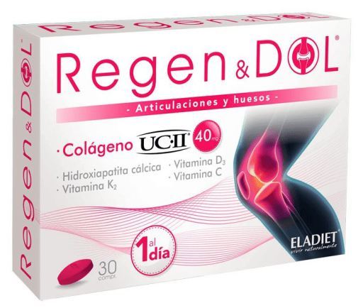 Regendol Colágeno Uc II 30 comprimidos 40 mg