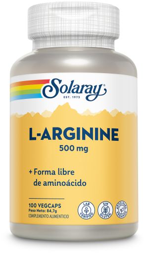 L- Arginine 500 mg 100 Cápsulas Vegetales