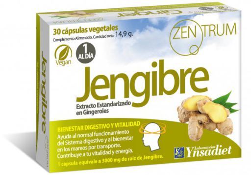 Zentrum Complemento Alimenticio Jengibre 30 Capsulas